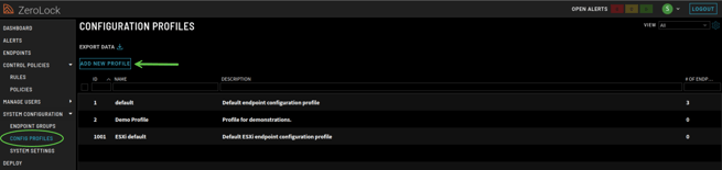 Step_1_Config Profile Window