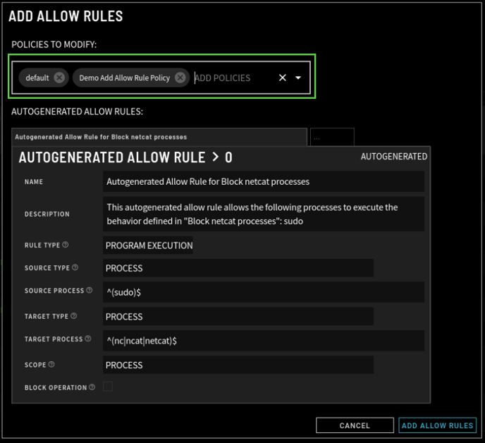 Step_3B_Policies to be Modified